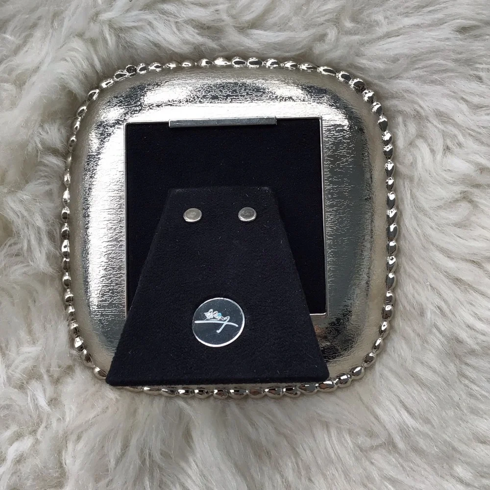 Michael Aram Molten Frost Mini Clock - New Old Stock
